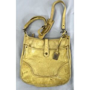 Frye Campus Crossbody‎ Bag Canyon Soft Leather Brown Tan Purse Boho Western